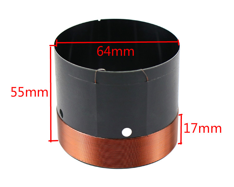 Copper Wire Roll - 2 stuks Woofer Luidspreker Bass Spreekspoel
