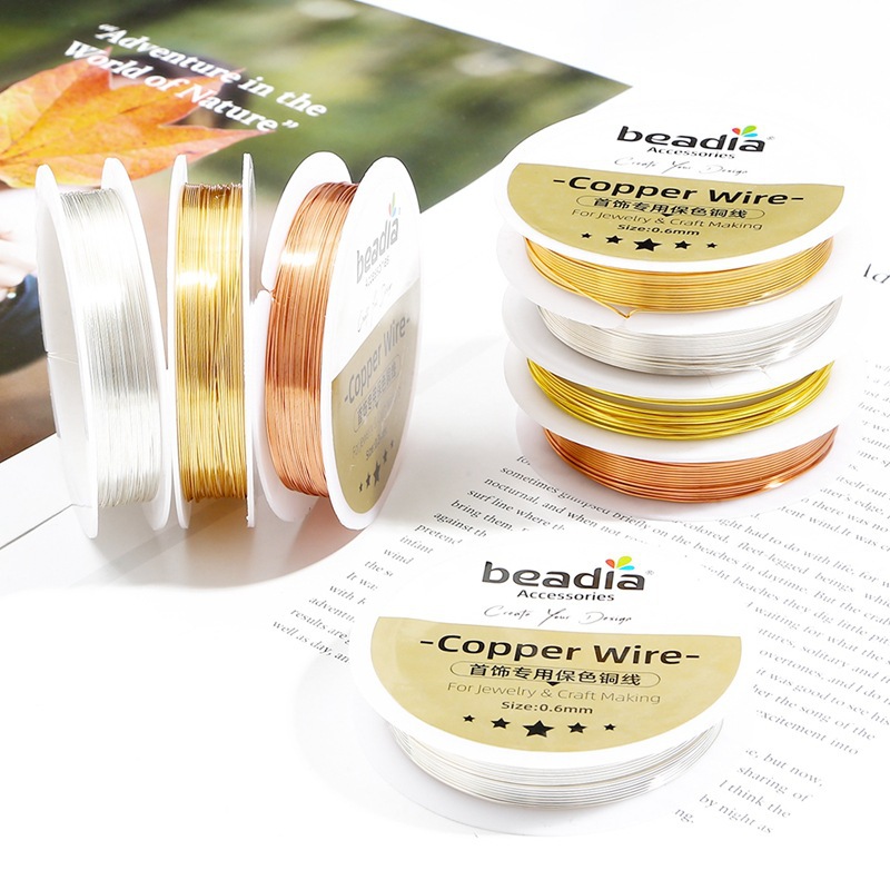 Copper Wire Roll - 1 Rol Koperdraad Kleur Behoud Draad