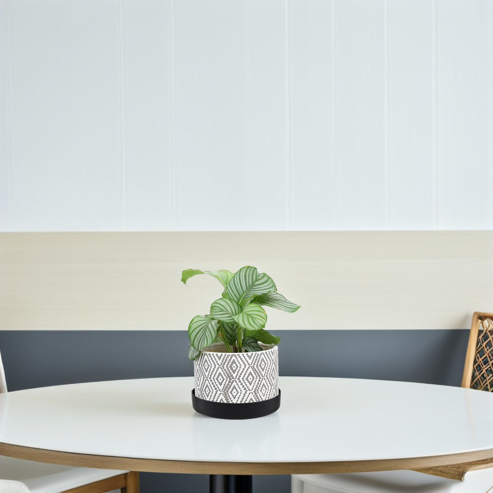 Drip Tray Saucer - Robuuste roestvrijstalen bloempotonderzetter, grote plantenbakonderzetter voor