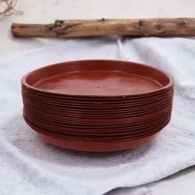 Drip Tray Saucer - 20 stuks rode plastic plantenpotonderzetels, druppelbak