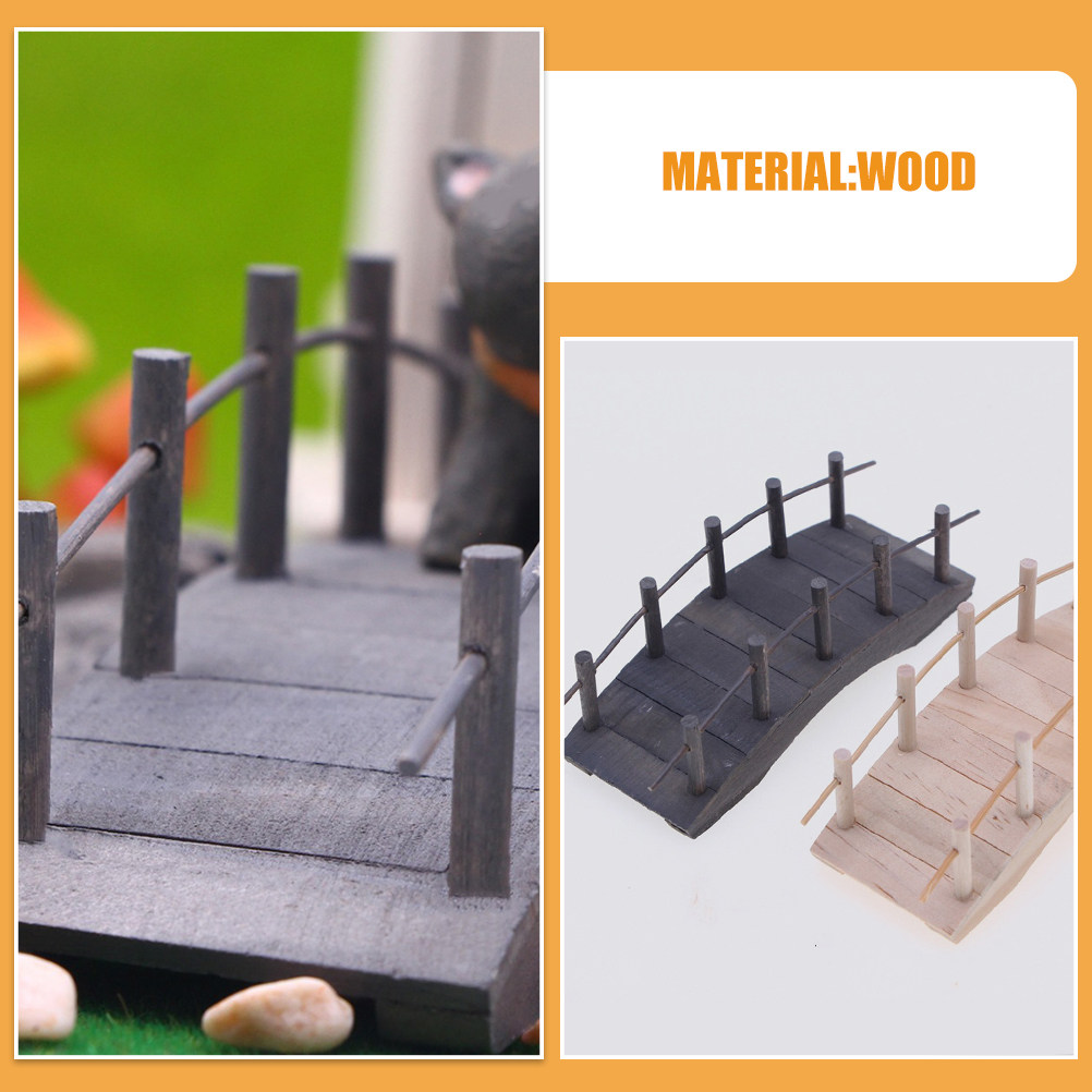 2 stuks miniatuur brug van hou - Bonsai Garden Landscape Design recensie en prijs
