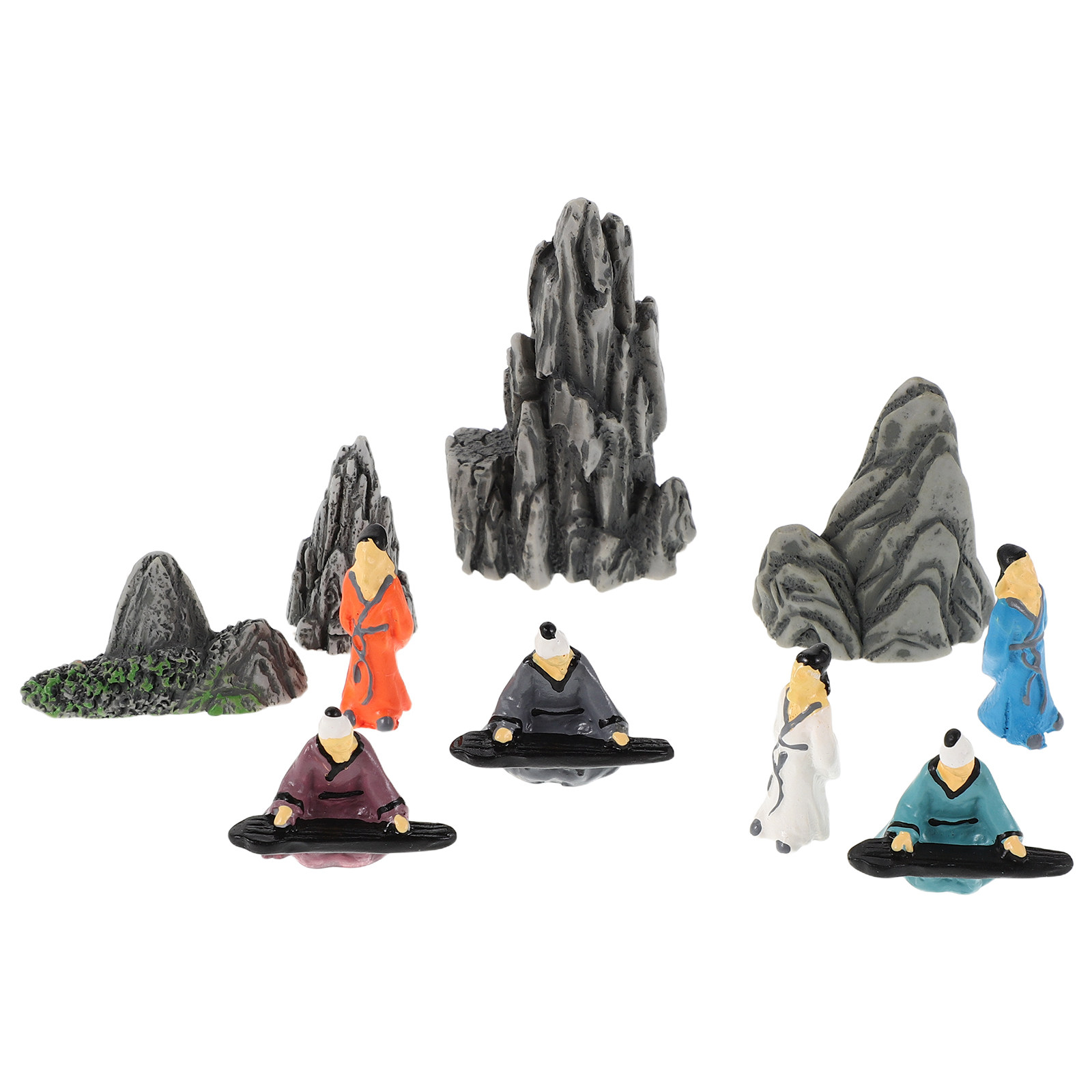 10 stuks hars miniaturen van C - Bonsai Garden Landscape Design recensie en prijs