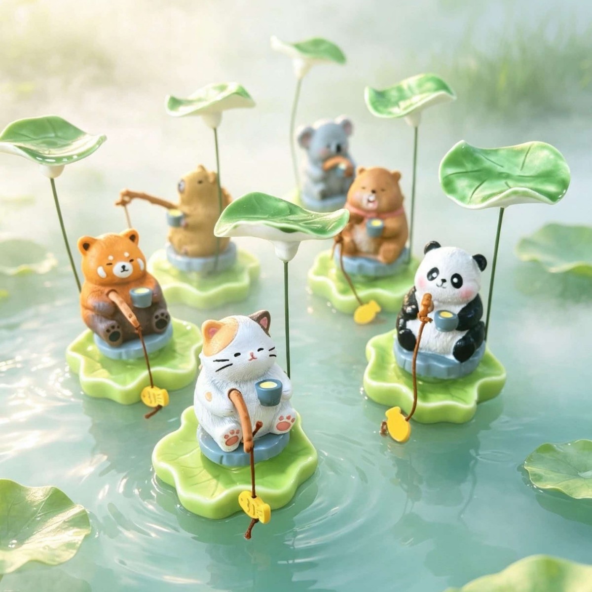 Schattig visdierbeeldje van ha - Bonsai Garden Art recensie en prijs