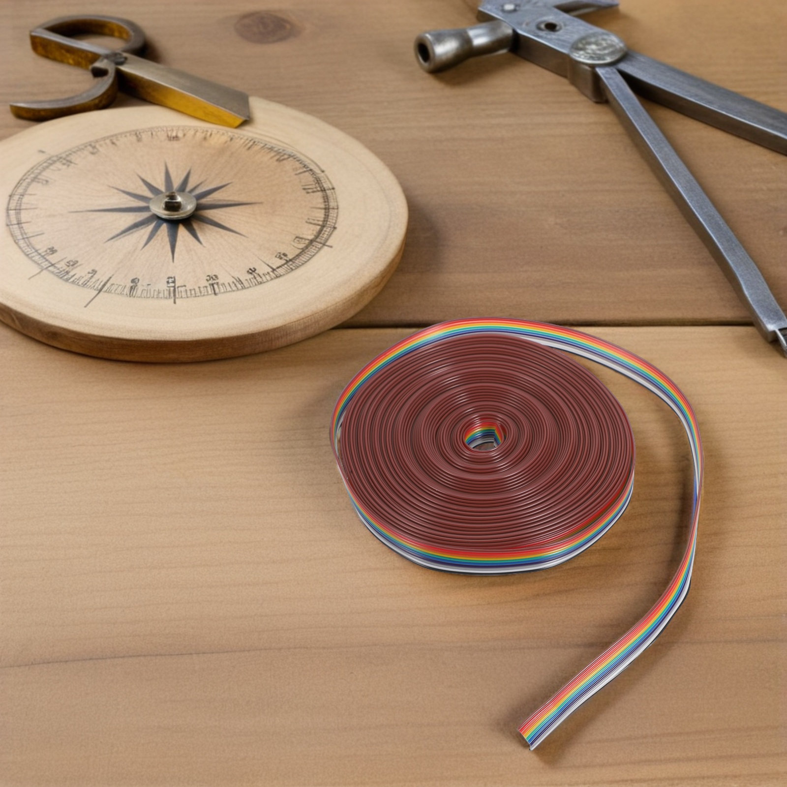 1 rol platte lintkabel IDC 10P - Copper Wire Roll recensie en prijs